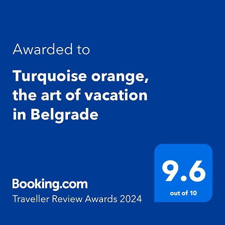 Turquoise Orange, The Art Of Vacation In Belgrade Apartment Exterior foto